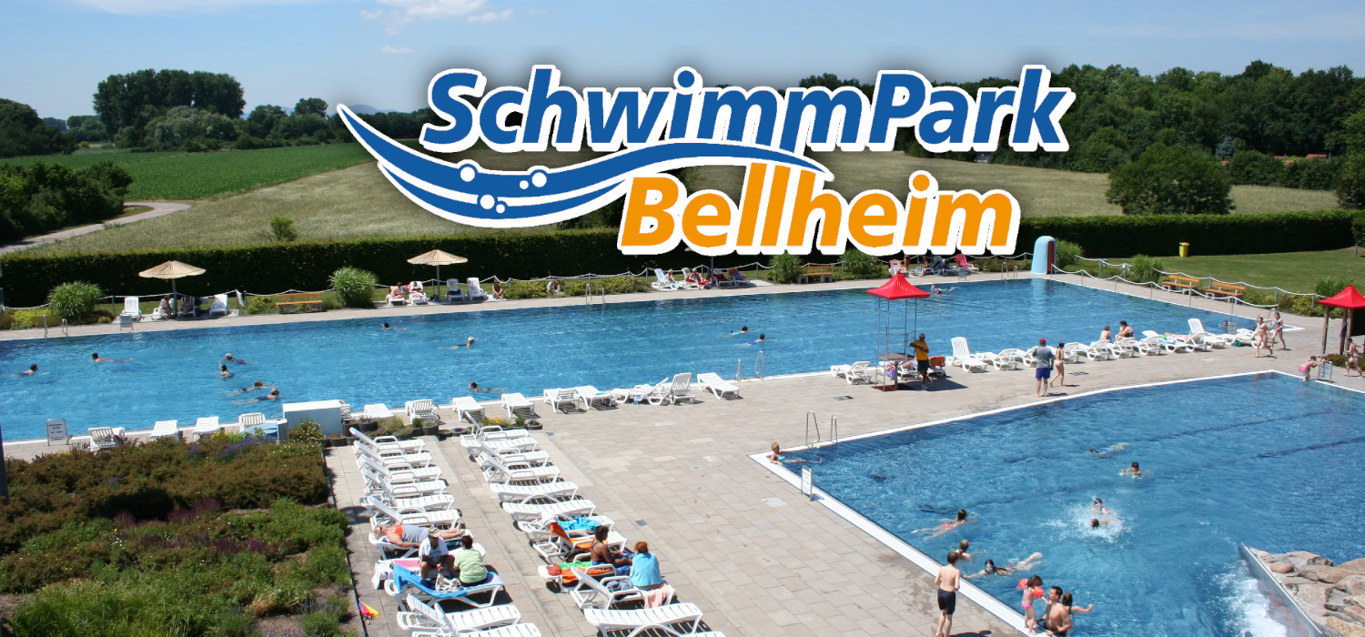 Schwimmpark Bellheim - Schwimmbad mit Schwimmpark-Logo