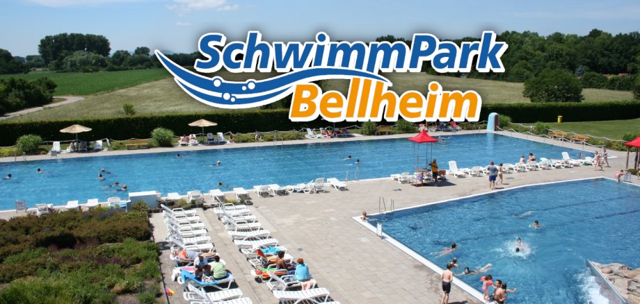Schwimmpark Bellheim - Schwimmbad mit Schwimmpark-Logo