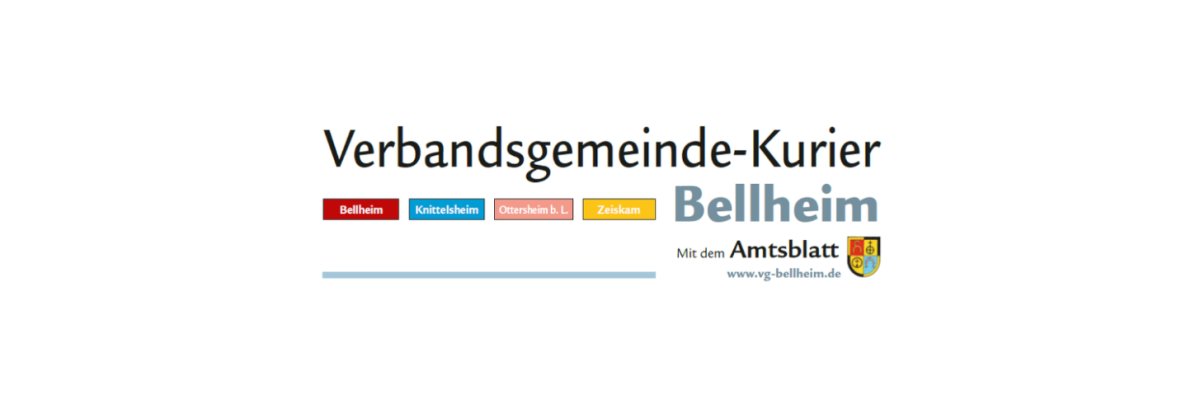 Titelbild des Verbandsgemeinde-Kurier der VG Bellheim