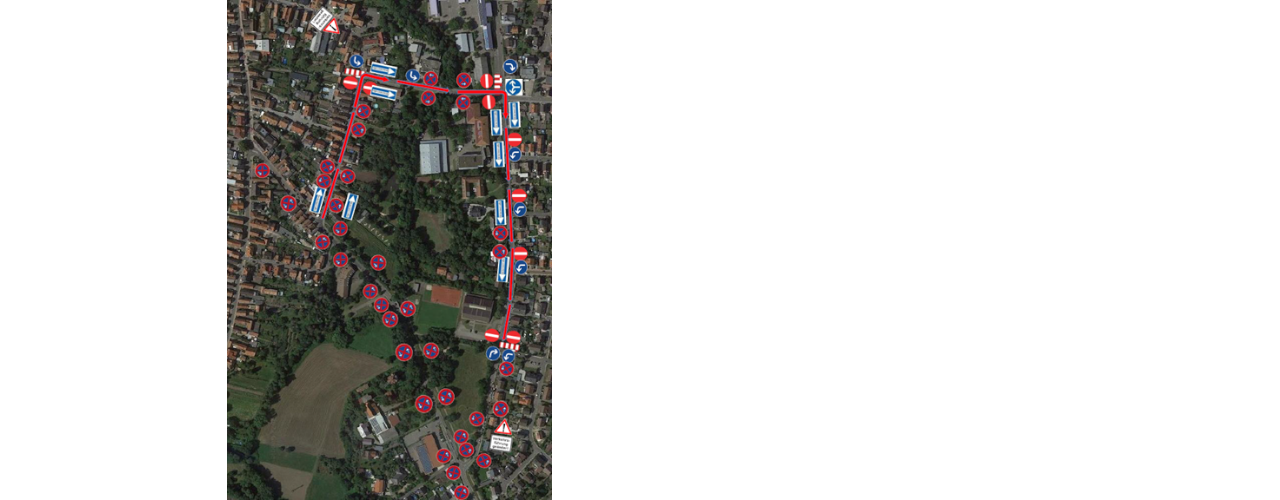 Übersicht Slider Bellheimer Gartentge mit Informationen zu Sperrungen rund um den Spiegelbachpark