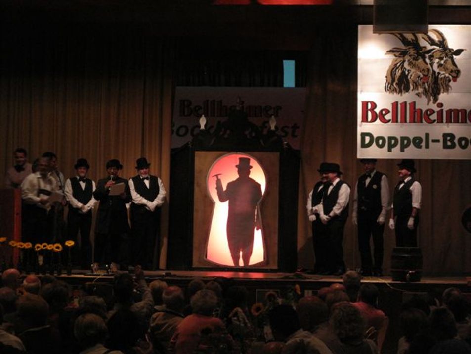 Lordwahl auf dem Bockbierfest veranstaltet von der Gemeinschaft Bellheimer Vereine