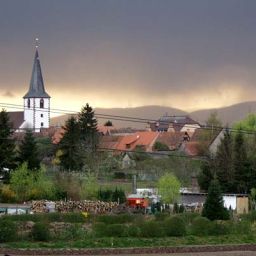 Ottersheim nach einem Gewitter