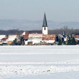 Verschneites Ottersheim